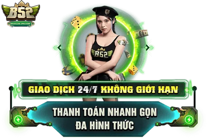 Giao dịch nhanh, phục vụ tất cả các ngày trong tuần